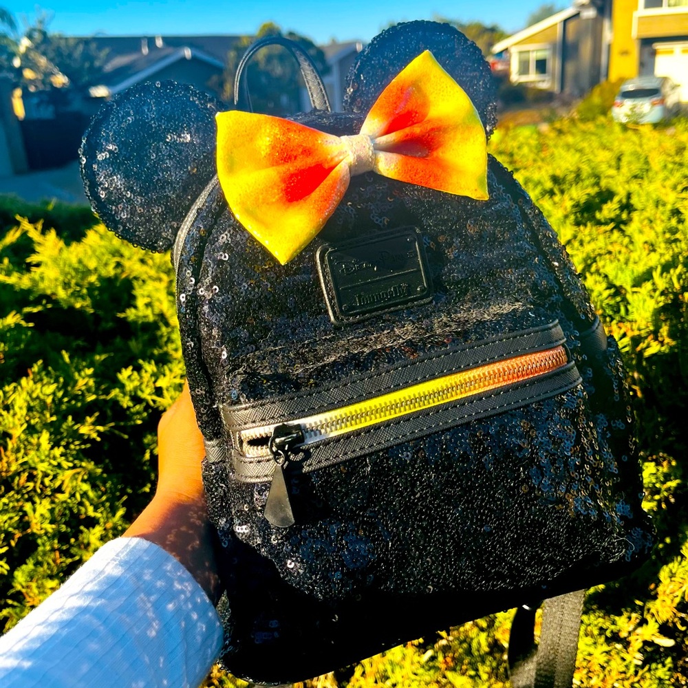 Loungefly Candy corn Minnie Halloween backpack (2018)